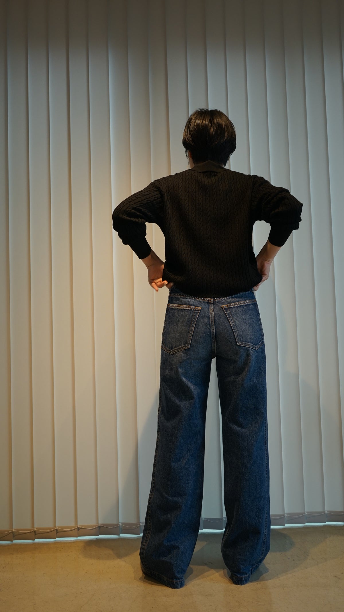 SIDE LINE STRAIGHT DENIM